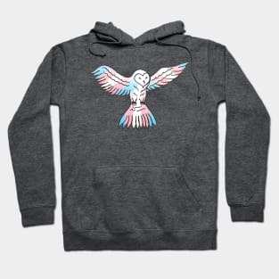 Trans Pride Owl Hoodie